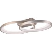 Trio  R64482107-TR Plafondlamp Malaga staal 58cm