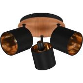 Trio  R81333930-TR Spot Tommy zwart-goud 46cm