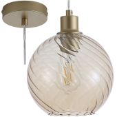 Searchlight SL-44520CP Hanglamp Radiance goud 20cm