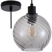 Searchlight SL-44520SM Hanglamp Radiance rookglas 20cm