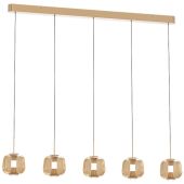 Freelight FR-H4205RG Hanglamp Rosa amber 120cm