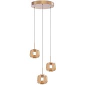 Freelight FR-H4233RG Hanglamp Rosa amber 35cm