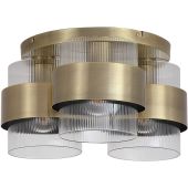 Searchlight SL-82345-3AB Plafondlamp Royal messing 42cm