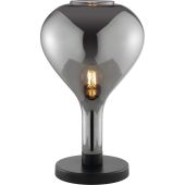 Brilliant 60355/93-BR Tafellamp Sander rookglas 42cm
