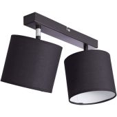 Brilliant G85029/06-BR-EOL Plafondlamp Sandra zwart 35cm