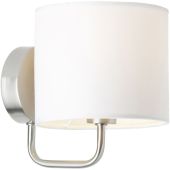 Brilliant 85010/75-BR Wandlamp Sandra wit 18cm