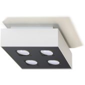 Soll SOL0069 Plafondlamp Mono wit 24cm