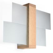 Soll SOL0077 Wandlamp Feniks hout 43cm