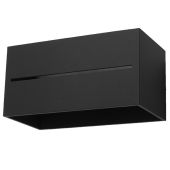 Soll SOL0530 Wandlamp Lobo zwart 20cm