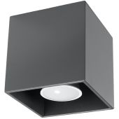 Soll SOL0567 Plafondlamp Quad antraciet 10cm