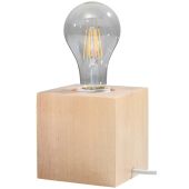 Soll SOL0677 Tafellamp Abel hout 10cm