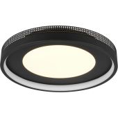 Trio  656610132-TR Plafonniere Solea zwart 40cm