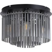 Searchlight SL-55620-320SM Plafondlamp Swizzle zwart 32cm