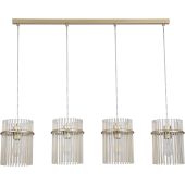 Searchlight SL-55620-4CP Hanglamp Swizzle goud 111cm