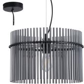 Searchlight SL-55621SM Hanglamp Swizzle zwart 40cm