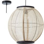 Brilliant 99484/76-BR Hanglamp Tanah jute 47cm