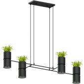 Thoro SOLTH.004CZ Hanglamp Kukkia zwart 142cm