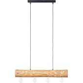 Brilliant 99432/35-BR Hanglamp Trabo dennenhout 70cm