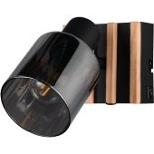 Trio  R86531732-TR Wandspot Travia zwart 14cm