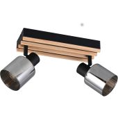 Trio  R86532032-TR Plafondspot Travia zwart 26cm