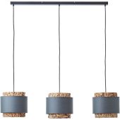 Brilliant 99827/22-BR Hanglamp Waterlilly grijs 110cm