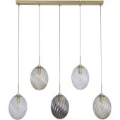 Searchlight SL-24141-5SB Hanglamp Whirl 91cm