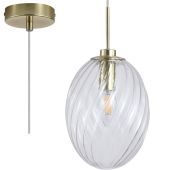 Searchlight SL-24141CL Hanglamp Whirl helder 16cm