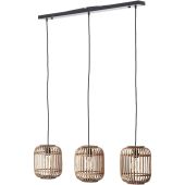 Brilliant 93778/20-BR Hanglamp Woodrow rotan 105cm