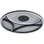 Searchlight SL-82100-39BK Plafonniere Zendisk zwart 39cm